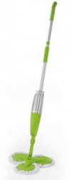 Гибкая тройная швабра Supretto с распылителем 40x130x40 см Зеленый (5252)