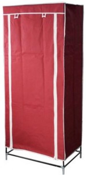 Портативный шкаф-органайзер Supretto Home на 1 секцию 70х45х145 см Бордовый (4506-0002)