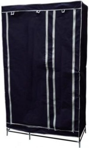 Портативный шкаф-органайзер Supretto Home на 2 секции 103х42х176 см Синий (4507-0004)