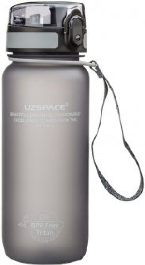 Бутылка для воды Uzspace Frosted 650 мл Серая (3037GR)