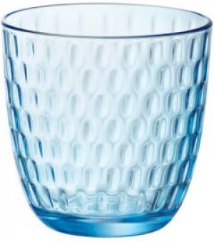 Набор низких стаканов Bormioli Rocco Slot Lively Blue 6 шт х 290 мл Голубой (580506VNA021990)