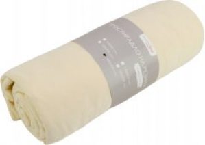 Простынь трикотажная Home Line на резинке кремовая 180х200 (2600001548532)