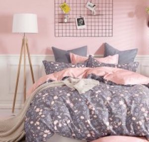 Комплект постельного белья Наша Швейка Бязь Нежный принт Полуторный 150 х 215 см