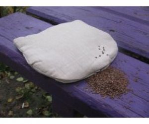 Подушка-грелка льняная Линтекс 15х20 Серая