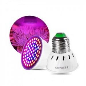 Светодиодная Ультрафиолетовая LED Фито Лампа E27 3Вт