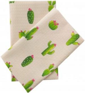 Вафельное полотенце Зоряне Сяйво Кактусы 45х60 (911_кактусы)