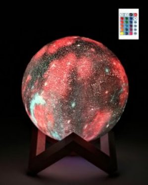 3D светильник-ночник "Марс" 3DTOYSLAMP с пультом ДУ