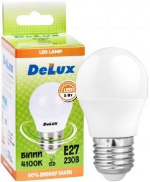 Светодиодная лампа DELUX BL50P 5 Вт 4100K 220В E27 (90012457)