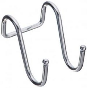 Крючок Lemax металлический двойной Хром (YJ-G311 A)