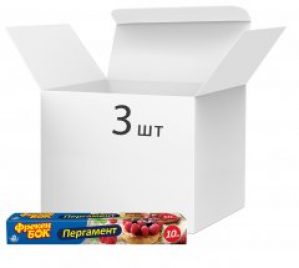 Упаковка пергамента Фрекен Бок для выпечки 10 м х 3 шт (4823071643435)