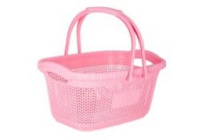 Корзина для белья Violet House Виолетта 28 л Pink (1000 Виолетта P с руч. 28 л)