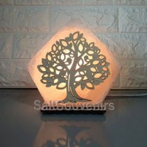 Соляная лампа EcoDecorLamp Домик средний Дерево