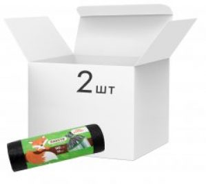 Упаковка пакетов для мусора Лис Борис крепкие 160 л 10 шт х 2 упаковки (4820151770418)