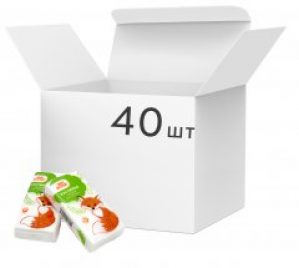 Упаковка бумажных платков Лис Борис 2 слоя 10 шт х 40 упаковок (4820199110160)