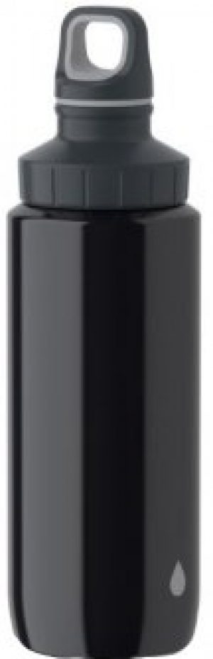 Бутылка для воды Tefal Drink2Go 600 мл Light Steel Черная (K3194212)