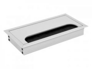 Пропуск для кабеля врезной Virno Lines 80/160 алюминий (70676)