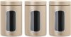 Набор емкостей для сыпучих продуктов Brabantia из нержавеющей стали 3 шт (380341)
