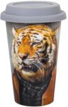 Кружка с силиконовой крышкой Lefard Тигр 400 мл (924-617)