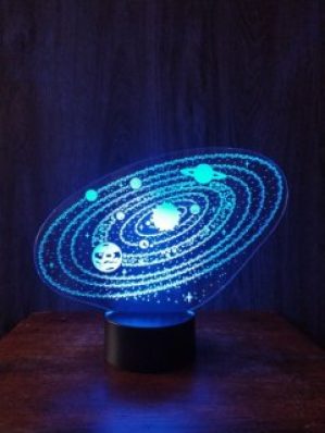 3D светильник-ночник «Галактика» CreativeLamps Увеличенная пластина (1186)