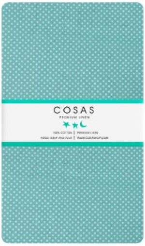 Простынь на резинке Cosas Dots Mint 60х120 см (4822052020487)