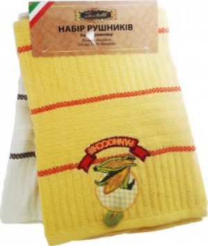 Махровое полотенце Zastelli Редис-Кукуруза 40х60 2 шт (2500000062285)