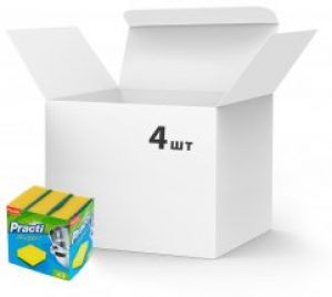 Упаковка губок кухонных Paclan 4 шт по 3 губки (5900942320011)