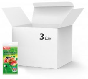 Упаковка пакетов для бутербродов Paclan бумажных 3 шт по 25 пакетов (4607036875150)
