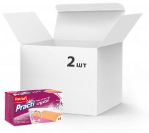 Упаковка губок для мытья ванной комнаты Paclan Practi Crystal 2 шт (4610015984538)