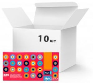 Упаковка салфеток универсальных Bella №1 бумажных двухслойных 10 пачек по 224 шт (BE-042-K224-002)