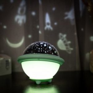 Проектор звездного неба Losso - детский ночник НЛО зеленый