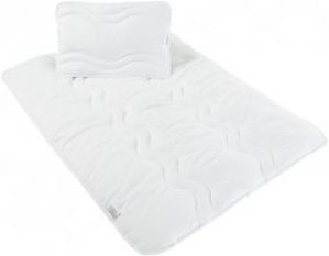 Набор в кроватку Papaella Одеяло 100x135 c подушкой 40х60 Белое (4820182656910)