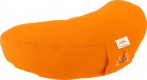 Подушка IDEIA для йоги и медитации с гречневой шелухой 46х25х10 Оранжевая (4820227284092)