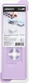 Форма для льда Ardesto Fresh с крышкой 9.5х27х4 см Лиловая (AR1101LP)
