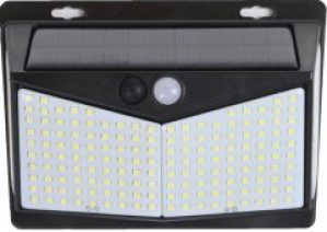 Фасадный светильник LUXEL 20W IP64 на солнечных батареях с датчиком движения (SSWL-03C)