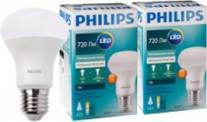 Светодиодная лампа Philips LED Spot 7W E27 4000K R63 2 шт (929001857787R)