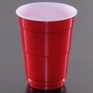 Стаканы HUHTAMAKI Red Cup пластиковые 400 мл 50 шт красные