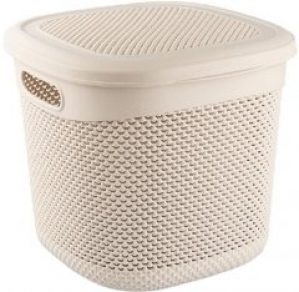 Корзина UCS Drop прямоугольная 15 л Кремовая (166007)