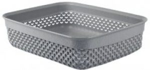 Корзина UCS Drop прямоугольная 2.2 л Серый металлик (161002.2)