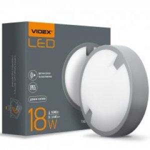 Защищенный уличный светильник с датчиками движения и освещенности VIDEX VL-BH12R-185-S 18W 5000K 220V