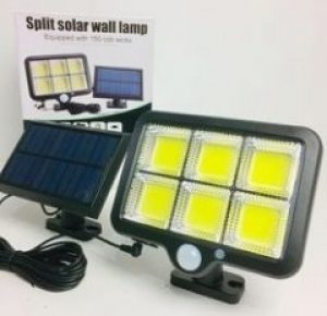 Ліхтар вуличний COB Split solar wall lamp світильник на сонячній батареї з датчиком руху і акумулятором