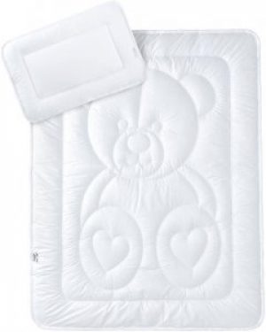 Набор в кроватку Papaella Одеяло Мишка 100x135 c подушкой 40х60 (4820182656903)