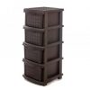 Комод пластиковый на 4 ящика R-Plastic "Компакт"
