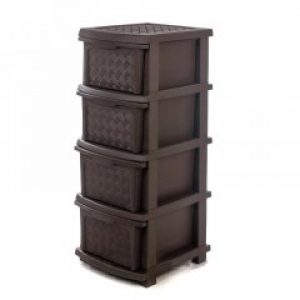 Комод пластиковый на 4 ящика R-Plastic "Компакт"