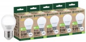 Светодиодная лампа ENERLIGHT G45 9 Вт 4100K E27 (G45E279SMDNFRR) 5 шт