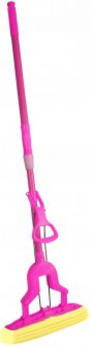 Швабра с отжимом МД Fly с мягкой губкой 27х5 см (SMD10156)