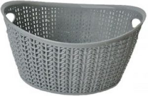 Корзина UCS Knit овальная 3.3 л Серый металлик (116705.2)