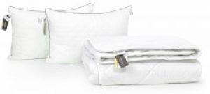 Набор с шелковым волокном MirSon Зима Bianco - Silver №3492 Одеяло 172х205 + 2 подушки 50x70 средние (2200002325622)