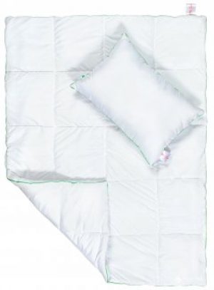 Набор детский зимний MirSon Одеяло Eco Ecosilk 852 Зима 110x140 + Подушка 40x60 см (2200000247131)
