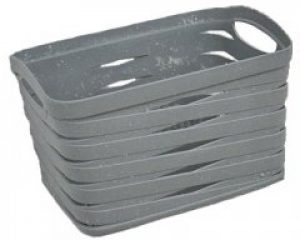 Корзина UCS Knit прямоугольная 1.5 л Серый металлик (95000.2)