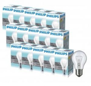 Лампа накаливания Philips Standard E27 100W 230V A55 CL 1CT/12X10 (926000004012R) 15 шт